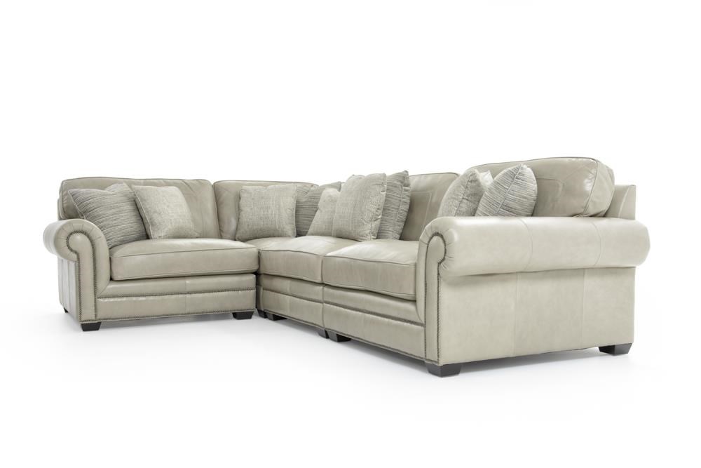 Bernhardt grandview store leather sectional